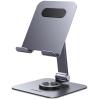 imageUGREEN Tablet Stand Holder for Desk 360 Rotating Base Aluminum Tablet Holder Adjustable MultiAngle Home Office Accessories Compatible with iPad Pro Air Mini 13 129 11 Inch