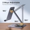 imageUGREEN Tablet Stand Holder for Desk 360 Rotating Base Aluminum Tablet Holder Adjustable MultiAngle Home Office Accessories Compatible with iPad Pro Air Mini 13 129 11 Inch