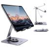 imageUGREEN Tablet Stand Holder for Desk 360 Rotating Base Aluminum Tablet Holder Adjustable MultiAngle Home Office Accessories Compatible with iPad Pro Air Mini 13 129 11 Inch