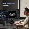 imageUGREEN Thunderbolt 4 Dock Revodok Max 213 13in1 40Gbps Docking Station with Dual 4K60Hz Single 8K Display 90W Charging for Laptop 25GbE SDTF 40 for MacBook Surface Pro and More