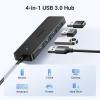 imageUGREEN USB 30 Hub 4 Ports USB A Splitter UltraSlim USB Expander for Mouse Keyboard Flash Drive U Disk Printer Compatible with Laptop Desktop PC Xbox PS5 and More33 feet