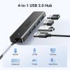 imageUGREEN USB 30 Hub 4 Ports USB A Splitter UltraSlim USB Expander for Mouse Keyboard Flash Drive U Disk Printer Compatible with Laptop Desktop PC Xbox PS5 and More2 feet