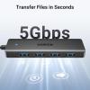 imageUGREEN USB 30 Hub 4 Ports USB A Splitter UltraSlim USB Expander for Mouse Keyboard Flash Drive U Disk Printer Compatible with Laptop Desktop PC Xbox PS5 and More2 feet