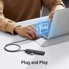 imageUGREEN USB 30 Hub 4 Ports USB A Splitter UltraSlim USB Expander for Mouse Keyboard Flash Drive U Disk Printer Compatible with Laptop Desktop PC Xbox PS5 and More33 feet