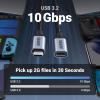 imageUGREEN USB C Extension 10Gbps USB 32 USBC Extension Cable 100W4K 60Hz Compatible with iPhone 1615 M3 MacBook ProAir iPad Air 2024 Galaxy S24 Ultra Switch Consoles etc Grey 1 mGrey