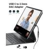 imageUGREEN USB C to 35mm Audio Adapter Type C to Headphone Aux Jack Dongle 24bit96kHz HiFi DAC Cable Cord Compatible with iPhone 17 16 Pro Max16 Plus iPad Galaxy S25 S24 Ultra Pixel 10 GreyBlack