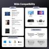 imageUGREEN USB C to DisplayPort 14 Cable 8K60Hz 4K240Hz Unidirectional Thunderbolt 43 to DisplayPort Cord USB C to DP 324Gbps Compatible iPhone 17 MacBook ProAir iPad Mac Mini Galaxy XPS 66FT33FT