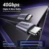 imageUGREEN USB C to DisplayPort 21 Cable 16K30Hz 8K120Hz 40Gbps Thunderbolt 43 to DisplayPort Cord Alu Braided Compatible iPhone 1716 Pro Max Galaxy S25 MacBook ProAir iPad Mac mini XPS 66FT66FT