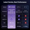 imageUGREEN USB C to DisplayPort 21 Cable 16K30Hz 8K120Hz 40Gbps Thunderbolt 43 to DisplayPort Cord Alu Braided Compatible iPhone 1716 Pro Max Galaxy S25 MacBook ProAir iPad Mac mini XPS 66FT66FT