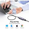 imageUGREEN USB C to Ethernet Adapter Plug and Play 1Gbps Ethernet Adapter Aluminum Case Thunderbolt 43 Compatible to RJ45 Network Dongle Compatible for MacBook ProAir iPhone 16 ProMax iPad XPSSpace Grey