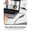 imageUGREEN USB C to Ethernet Adapter Plug and Play 1Gbps Ethernet Adapter Aluminum Case Thunderbolt 43 Compatible to RJ45 Network Dongle Compatible for MacBook ProAir iPhone 16 ProMax iPad XPSGrey