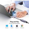 imageUGREEN USB C to Ethernet Adapter Plug and Play 1Gbps Ethernet Adapter Aluminum Case Thunderbolt 43 Compatible to RJ45 Network Dongle Compatible for MacBook ProAir iPhone 16 ProMax iPad XPSSpace Grey