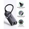 imageUGREEN USB C to Ethernet Adapter Plug and Play 1Gbps Ethernet Adapter Aluminum Case Thunderbolt 43 Compatible to RJ45 Network Dongle Compatible for MacBook ProAir iPhone 16 ProMax iPad XPSGrey