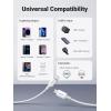 imageUGREEN USB C to Lightning Cable 3FT MFi Certified PD Fast Charging Lightning Cord Compatible with iPhone 16151414 Pro1313 Pro1212 Pro11 MacBook iPad AirPods Pro6FT