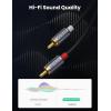 imageUGREEN USB C to RCA Audio Cable Type C to 2RCA Male Jack Plug Adapter Car Auxiliary Stereo Speaker Amp Cord Compatible with iPhone 17 16 Pro Max16 Pro16 Plus iPad Pro Galaxy S25 Pixel 10 Pro 5FT