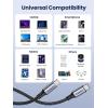 imageUGREEN USB C to USB C Cable 100W 2Pack USB C Charger Cable for iPhone 1717 Air17 Pro17 Pro Max16 MacBook Pro iPad Pro Dell XPS Samsung Galaxy S25S24S22 Ultra Switch Pixel 33FT BlackBlack