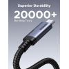 imageUGREEN USB C to USB C Cable 240W USB4 Gen4 80Gbps Premium 17K Dual 8K Triple 4K Display PD31 Type C Fast Charging Compatible with USB C Monitors MacBook iPad iPhone 171614 33FT
