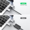 imageUGREEN USB to Audio Jack Sound Card Adapter with Dual TRS 3Pole 35mm Headphone and Microphone USB to Aux 35mm External Audio Converter for Windows Mac Linux PC Laptops Desktops PS5 Switch 2black