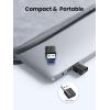 imageUGREEN USB to USB C Adapter 3Pack USB C Female to USB Male Adapter 10Gbps Type C Converter for iPhone 17 16 15 14 13 Plus Pro MaxiPad Air Mini 6 7Samsung Galaxy S23 S24Pad AirBlackBlack