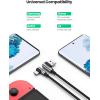 imageUGREEN USB to USB C Cable 90 Degree USB C Fast Charging Cord Compatible with iPhone 1616 Plus16 Pro16 Pro Max15Samsung Galaxy S10S10Pixel 76aLG G8G7PixelSwitch etc 16FT66FT