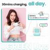 imageUGREEN Uno 30W USB C Charger Block Compact Nexode Robot GaN Fast Charger for iPhone 17161514 Galaxy S25S24S23S22 Pixel 109876 MacBook Air iPad Pro BlackPink Blue