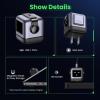 imageUGREEN Uno 30W USB C Charger Block Compact Nexode Robot GaN Fast Charger for iPhone 17161514 Galaxy S25S24S23S22 Pixel 109876 MacBook Air iPad Pro BlackBlack
