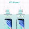 imageUGREEN Uno 30W USB C Charger Block Compact Nexode Robot GaN Fast Charger for iPhone 17161514 Galaxy S25S24S23S22 Pixel 109876 MacBook Air iPad Pro BlackPink Blue