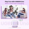 imageUGREEN Uno 65W USB C Charging Block Nexode 3Port GaN Charger Compact Fast USB C Power Adapter for MacBook ProAir XPS 13 Note 2010 iPhone 1716 Galaxy S25S24 Steam Deck ROG AllyBlackPurple