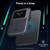 imageUGREEN Uno Magnetic Power Bank Wireless Portable Charger 20W Fast Charging Battery Pack with Foldable Stand and TFT Display 5000mAh for iPhone 1717 Air17 Pro17 Pro Max16151413 Series Black