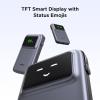imageUGREEN Uno Power Bank with Builtin USBC Cable 10000mAh Portable Charger PD 30W Fast Charging Battery Pack with TFT Display for iPhone 16 SeriesGalaxy S24LGPixeliPadAirpods and More