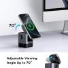imageUGREEN Uno Qi2 Certified 15W Wireless Charger Stand 2in1 Foldable Charging Station Compatible with iPhone 1717 Air17 Pro17 Pro Max1615141312 Series AirPods 23Pro No AC Adapter