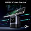 imageUGREEN Uno Qi2 Certified 15W Wireless Charger Stand 2in1 Foldable Charging Station Compatible with iPhone 1717 Air17 Pro17 Pro Max1615141312 Series AirPods 23Pro No AC Adapter