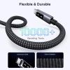 imageUGREEN Uno USB C to USB C Cable 100W Fast Charging Cable Type C Charging Cord with LED Display for iPhone 1717 Plus17 Pro17 Pro Max16 MacBook ProAir iPad ProAir Galaxy S25 Ultra 66FT BlackBlack
