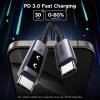 imageUGREEN Uno USB C to USB C Cable 100W Fast Charging Cable Type C Charging Cord with LED Display for iPhone 1717 Plus17 Pro17 Pro Max16 MacBook ProAir iPad ProAir Galaxy S25 Ultra 66FT BlackBlack