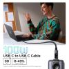 imageUGREEN Uno USB C to USB C Cable 100W Fast Charging Cable Type C Charging Cord with LED Display for iPhone 1717 Plus17 Pro17 Pro Max16 MacBook ProAir iPad ProAir Galaxy S25 Ultra 66FT BlackBlack