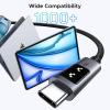 imageUGREEN Uno USB C to USB C Cable 100W Fast Charging Cable Type C Charging Cord with LED Display for iPhone 1717 Plus17 Pro17 Pro Max16 MacBook ProAir iPad ProAir Galaxy S25 Ultra 66FT BlackBlack