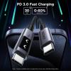 imageUGREEN Uno USB C to USB C Cable 100W Fast Charging Cable Type C Charging Cord with LED Display for iPhone 1717 Plus17 Pro17 Pro Max16 MacBook ProAir iPad ProAir Galaxy S25 Ultra 66FT BlackBlack