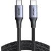 imageUGREEN 240W USB C to USB C Cable Fast Charging USB C Cable for iPhone 17 Pro Max16 Samsung Galaxy S25S24 MacBook ProAir iPad ProAirMini Dell XPS 66FT66FT