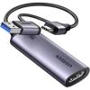 imageUGREEN 2K30Hz Video Capture Card 4K Input HDMI to USB 30 A and USB C Capture 1080P 60FPS with Low Latency Capture Card for Streaming Game Recording Compatible with Switch 2XboxPS4PS5PCCamera