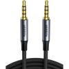 imageUGREEN 35mm Audio Cable Braided 4Pole TRRS HiFi Stereo Jack Shielded Male to Male AUX Cord Compatible with iPad Samsung Phones Tablets Car Home Stereos Headphones Speaker 3FT6FT