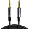 imageUGREEN 35mm Audio Cable Braided 4Pole TRRS HiFi Stereo Jack Shielded Male to Male AUX Cord Compatible with iPad Samsung Phones Tablets Car Home Stereos Headphones Speaker 3FT10FT