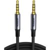 imageUGREEN 35mm Audio Cable Braided 4Pole TRRS HiFi Stereo Jack Shielded Male to Male AUX Cord Compatible with iPad Samsung Phones Tablets Car Home Stereos Headphones Speaker 3FT15FT