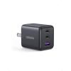 imageUGREEN 3Port 30W USB C Charger GaN II Compact iPhone Charger Fast Charging Type C Power Adapter for iPhone 171615 Series Samsung Galaxy S252423 iPad Matt Black