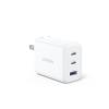 imageUGREEN 65W USB C Charger 3 Ports Compact Foldable Fast Wall Charger Block USB C Power Adapter for MacBook ProAir iPhone 161514 iPad Pro Dell XPS Steam Deck Galaxy S24 Pixel 87
