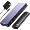 imageUGREEN 8K60Hz HDMI Switch 5 in 1 Out Aluminum Support 4K240Hz HDR10 HDCP 23 CEC HDMI 21 Switcher Splitter with Power Adapter Compatible with PS54 Xbox Nintendo Switch Roku Apple TV Fire Stick