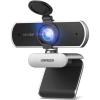 imageUGREEN Full HD 1080P Webcam with Microphone 2 NoiseCanceling Mics 85 Fov ampamp Fixed Focus Plug and Play Auto Light Correction Privacy Cover PC Camera for ZoomSkypeTeams Switch 2 Silver Gray