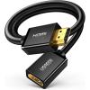 imageUGREEN HDMI Extension Cable 4K HDMI Extender 15FT Male to Female Adapter Cord Compatible with Roku TV Stick PS5 PS4 Xbox Laptop PC Nintendo Switch 2 Blu Ray Player Google Chromecast Wii U HDTV16FT