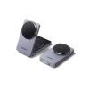 imageUGREEN MagFlow MagSafe Charger for iPhone 16 Qi Wireless Charger Stand 2in1 Mag Safe Charger Stand Compatible with iPhone 1717 Air17 Pro17 Pro Max1615141312 Series AirPods 32Pro