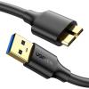 imageUGREEN Micro USB 30 Cable USB 30 Type A Male to Micro B Cord Compatible with Samsung Galaxy S5 Note 3 Camera Hard Drive and More 15ft6FT