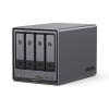 imageUGREEN NASync DXP4800 Plus 4Bay Desktop NAS Intel Pentium Gold 8505 5Core CPU 8GB DDR5 RAM 128GB SSD 1x 10GbE 1x 25GbE 2x M2 NVMe Slots 4K HDMI Network Attached Storage Diskless
